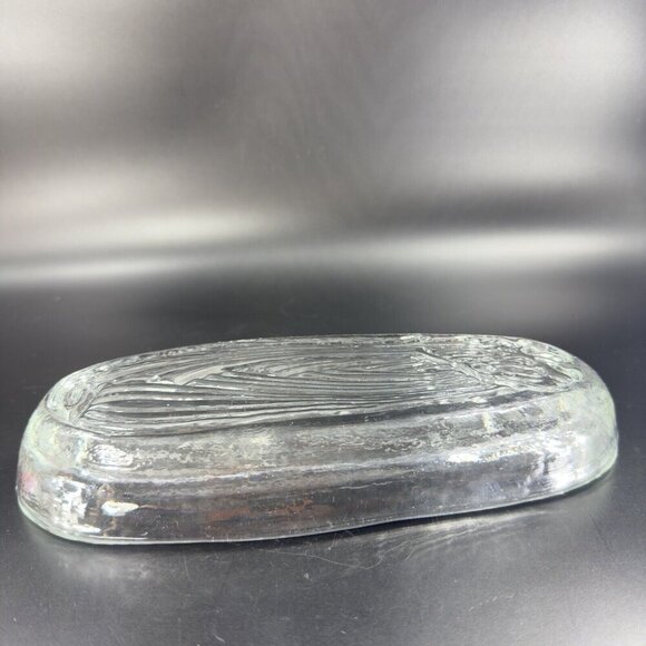 Pilgrim Glass Condiment Relish Serving Dish Tray Celery Clear Heavy Dish - Picture 10 of 12
